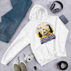 Raging Goat Unisex Hoodie Sweatshirt for Snowboarding and Winter Wear Gifts for Him Gifts for Her