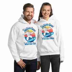 Raging Goat Winter Gear Unisex Hoodie Sweatshirt for Snowboarding and Winter Wear Gifts for Him Gifts for Her