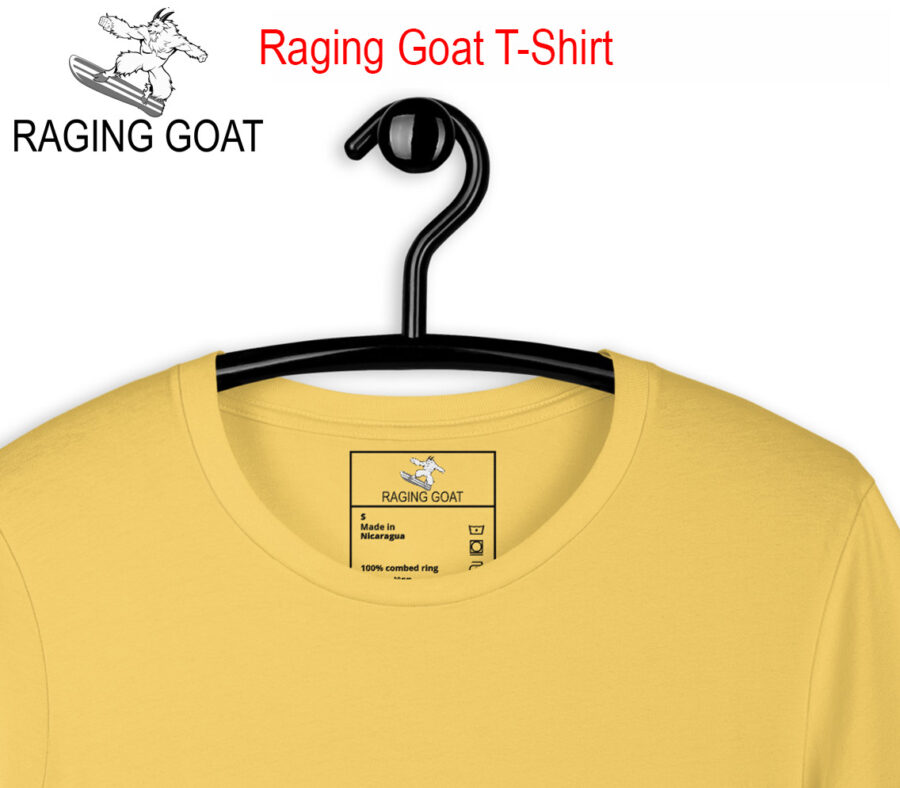 Raging Goat Raging Goat Unisex T-shirt raginggoatyellow 1