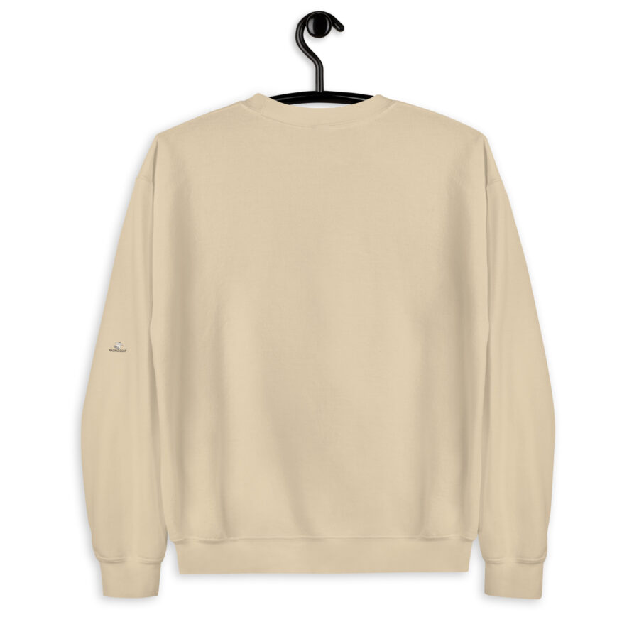 Raging Goat Raging Goat Unisex Sweatshirt unisex crew neck sweatshirt sand back 671aa8a16b4c6