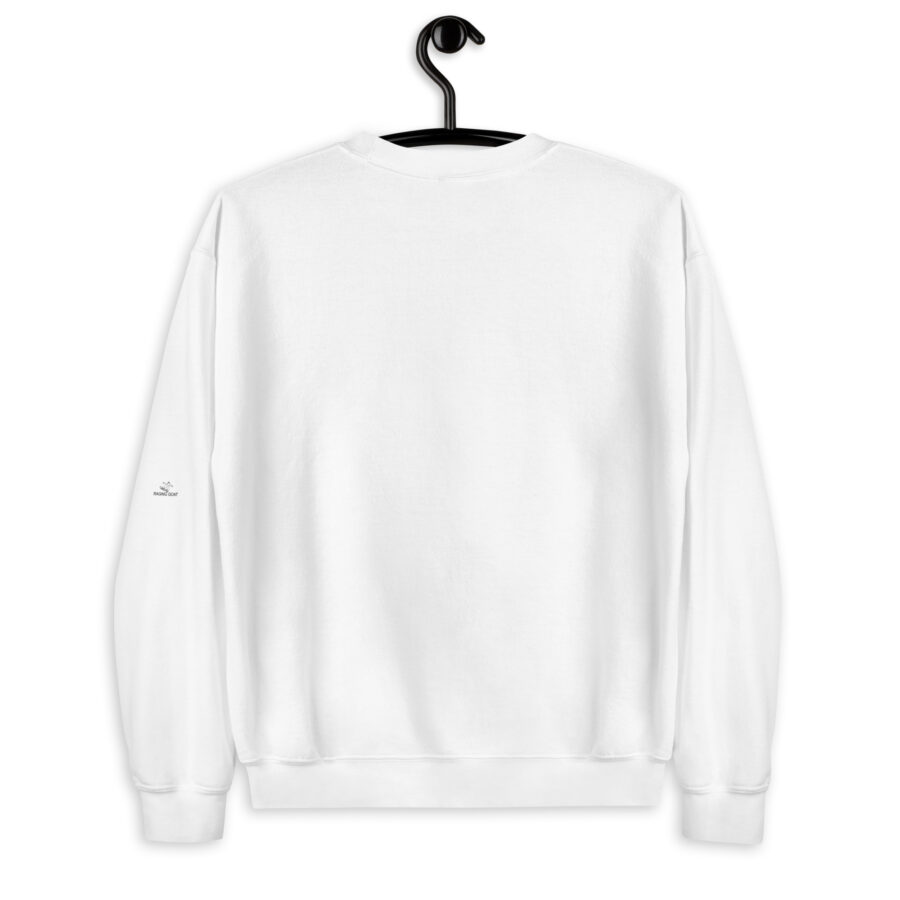 Raging Goat Raging Goat Unisex Sweatshirt unisex crew neck sweatshirt white back 671aa8a16d3fc