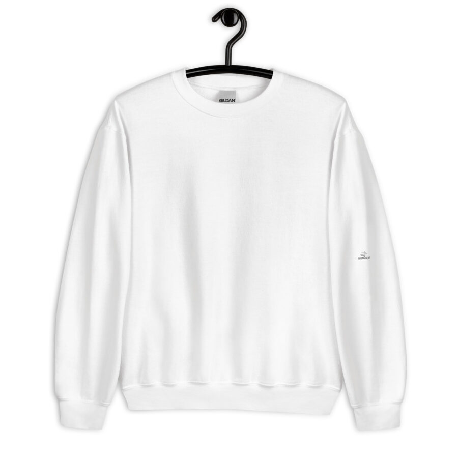 Raging Goat Raging Goat Unisex Sweatshirt unisex crew neck sweatshirt white front 671aa8a16c060